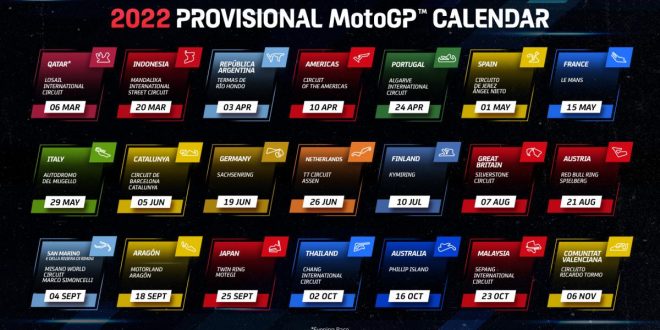 Jadwal Lengkap MotoGP 2022